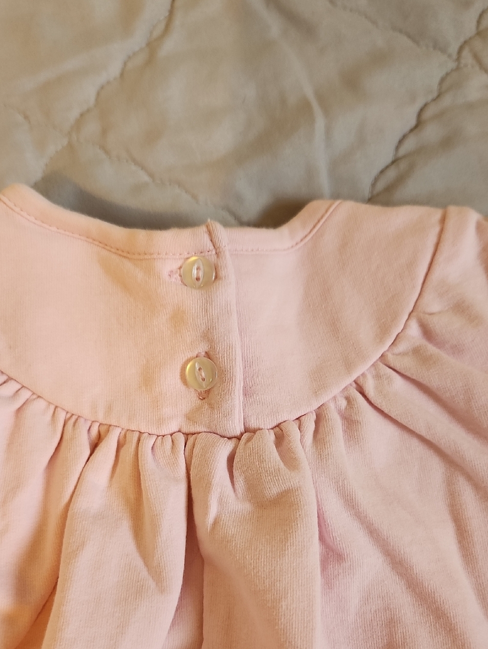 The Beaufort Bonnet Company Pink Smocked Neck Bubble - Picture 6 of 6